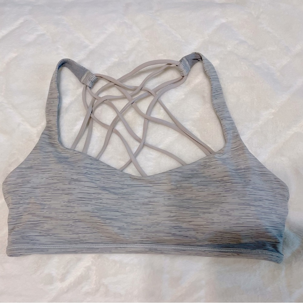 Lululemon Free To Be Wild Strap Back Sports Bra